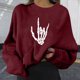 thumbnail image 2 of Tops para mujer, camisas, blusas, elegantes, informales, camisas de manga larga, estampado de moda, cuello redondo, camiseta suelta, blusa de otoño, jersey Odeerbi ODB-5, 2 of 8