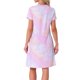 thumbnail image 3 of INSPIRE CHIC Camisón de Noche para Mujeres, Ropa de Dormir, Vestido de Lounge, Cuello en V, Manga Corta, Camisones XS Rosa Púrpura, 3 of 5