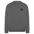 thumbnail image 2 of Men's Levelwear Gray San Jose Sharks Luxe Signature Heirloom Tri-Blend Pullover Sweatshirt, 2 of 4