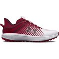 thumbnail image 3 of Under Armour Soulier de Baseball à Gazon Bas pour Homme, (600) Cardinal/blanc/blanc, 7, 3 of 5