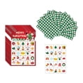 thumbnail image 3 of GUOOL Christmas Bingo Card Set Xmas Party Favors Christmas Party Paper Bingo Cards for, 3 of 9