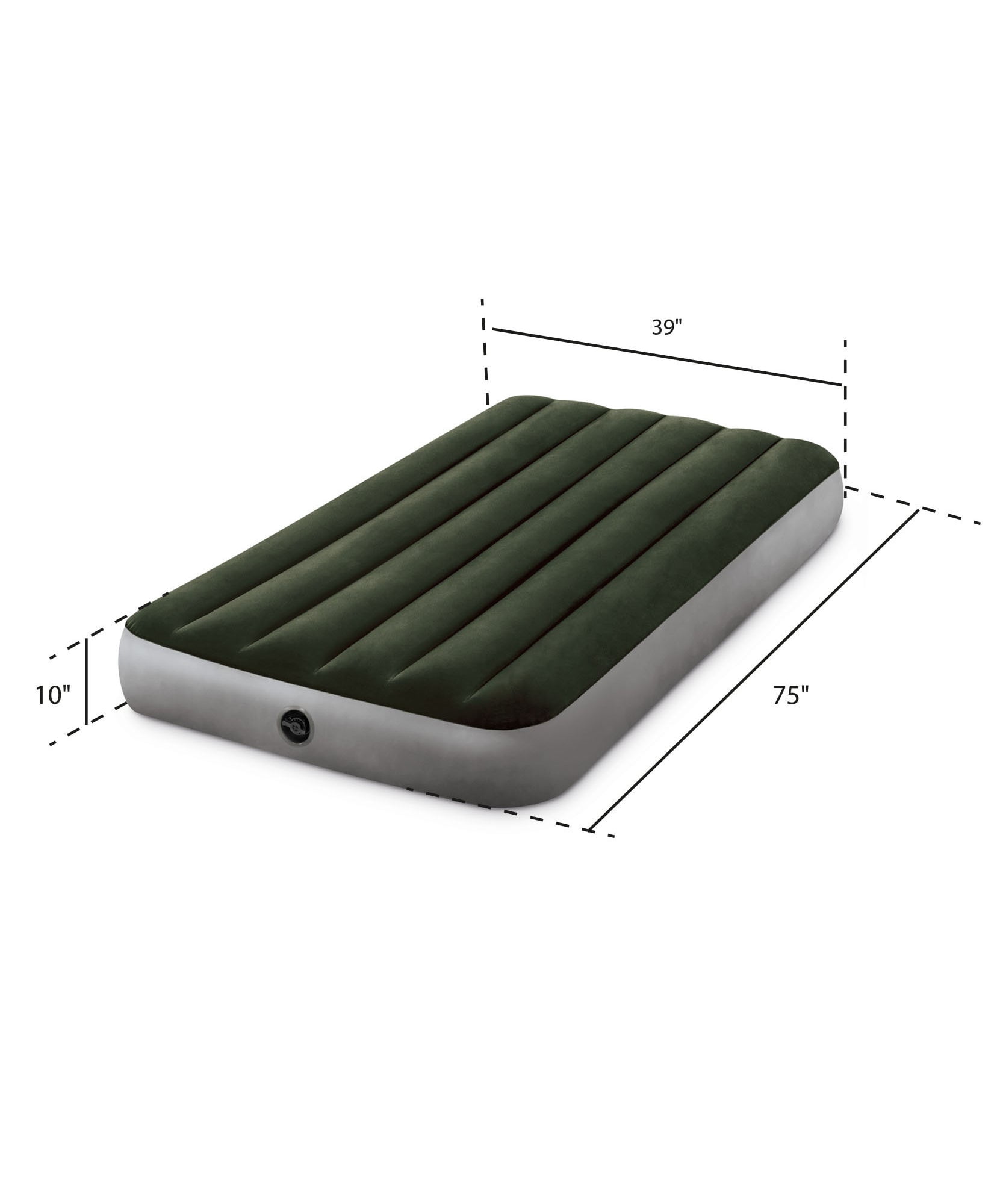 INTEX 10" Twin Dura-Beam Prestige Airbed w/ Battery Pump