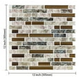 thumbnail image 5 of clevermosaics Peel and Stick Tile Panels for Kitchen and Bathroom, 10 Sheets, 5 of 7