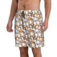thumbnail image 2 of Logiee Cartoon Cat Print Mens Swim Trunks Quick Dry Board Shorts,Breathable Hawaii Beach Shorts Swimwear Bathing Suits-Large, 2 of 6