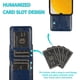 thumbnail image 4 of Funda de piel sintética estilo empresarial para Samsung A21 con tarjetero, función billetera, función atril y protección contra caídas., 4 of 5