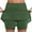 Army Green, variant on Skorts for Woman,Skorts,Women's Color Mid-Waist Skirt Pants Sports Tennis Skirt Casual Shorts Bottoming Skirt Pants,Women's Casual Knee Length Golf Skirts,Workout Athletic Skort