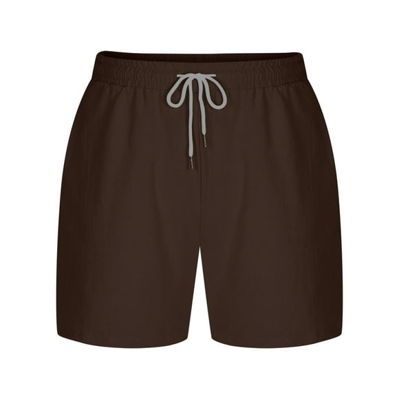 cfhntfmh Men's Lounge Shorts with Pockets Solid Color Lightweight Sweat Shorts for Men Workout Gym Athletic Summer Shorts