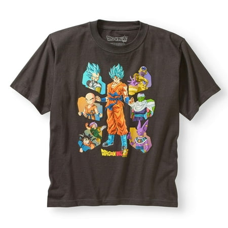 Super Dragon Ball Z Short Sleeve Character T-Shirt (Little Boys & Big (Dragon Ball Fusions Best Team)