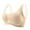Beige, variant on Lace Bralettes for Women Bra Wire-Free Underwear Pullover Bra Everyday Bras V-Neck Convertible Bra Feature Hook and Eye Closure Bralette Bra Style Y-326 , Beige XL