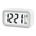 thumbnail image 1 of Smart Digital Alarm Clock with Date and Temperature Snooze Button On Battery Operated Rectangle Desk Clock with Night Light for Bedroom Kids Children Girls Boys, 1 of 7