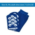 thumbnail image 5 of McKesson Slipper Socks, Non-Slip Grip Hospital Socks - Blue, Size XL, 48 Pairs, 5 of 11