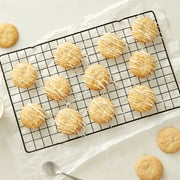 Wilton Premium Rectangular Cooling Grid Rack Checkered Grid 16 Length x 10 Width, Packaging May Vary