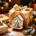 thumbnail image 6 of Zynviq White House Santa Climbing with Gift and Tree Lighted Decor for Mantel Shelf, 6 of 6