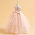 thumbnail image 4 of Girls' Dresses Kids Sleeveless Performance Dress Long Pommel Dress Party Princess Dress Size 8 Y-9 Y, 4 of 4
