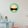 thumbnail image 2 of 6inch Photo Frame Smooth Surface Fine Workmanship Round Wall Mounted Picture Storage Holder Home Supply, 2 of 4