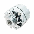 thumbnail image 1 of Top Street Performance ES1001C Chrome 110 Amp Alternator with 1/3 Wire Setup, 1 of 1