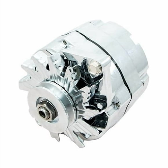 Top Street Performance ES1001C Chrome 110 Amp Alternator with 1/3 Wire Setup