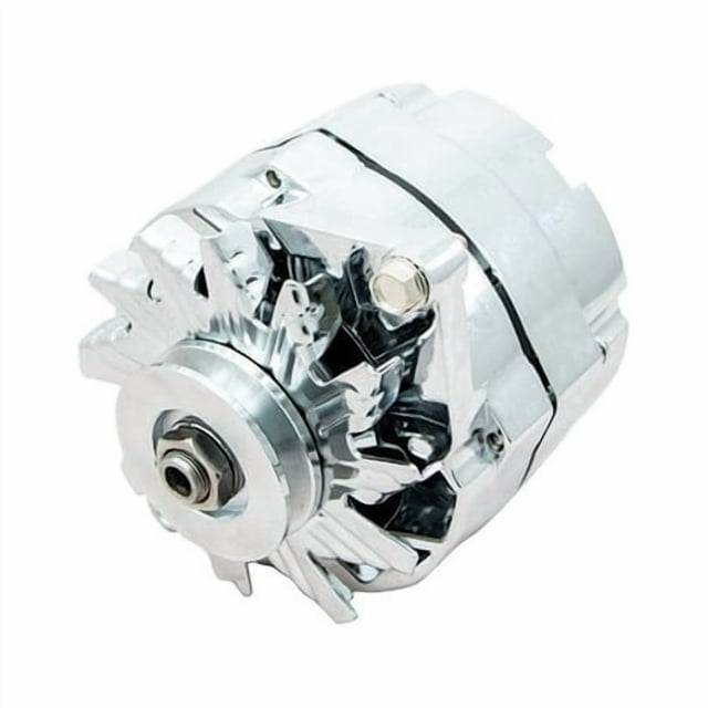 Top Street Performance ES1001C Chrome 110 Amp Alternator with 1/3 Wire Setup