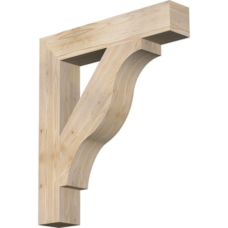 

Ekena Millwork 5 1/2 W x 32 D x 36 H Funston Block Smooth Bracket Douglas Fir