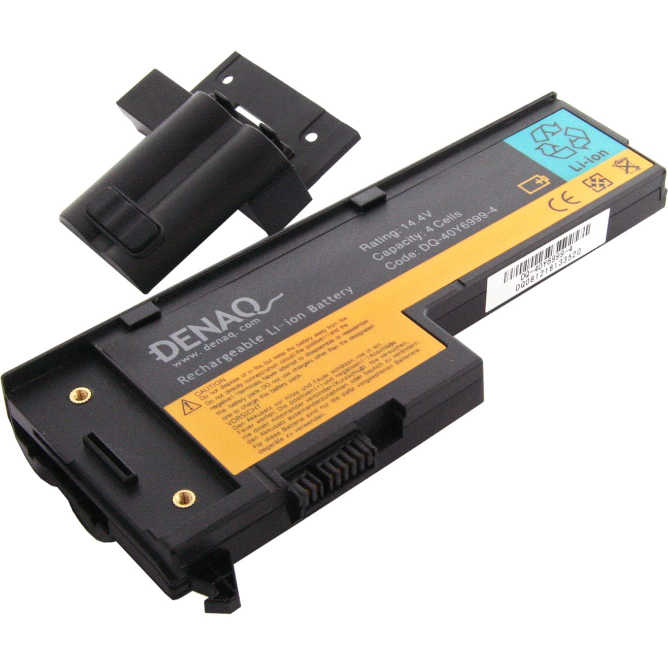 Vhbw Alimentatore 65W Per Notebook IBM/Lenovo ThinkPad X60, X61, X230, X300, Y100, 20V 3,25A, Con Spina Europea, Cavo 2m