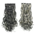 thumbnail image 2 of Hair Extensions 20INCH Synthetic Curly Wavy Natural Blonde Clip-In Hair Piece - Thick, Stylish, Fashionable, Fabulous Hair Piece for Women, Easy-to-Use & Versatile Makeup Organizers, 2 of 5