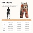 thumbnail image 3 of Kdxio Women's Comfy Stretch Adorable Kitten In Kimono Print Drawstring Pajama Pants-Large, 3 of 5