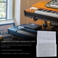 thumbnail image 2 of 88 Key Keyboards Cover Electronic Organ Digital Piano Dust Cover Transparent Grind Arenaceous Waterproof Protect Bag,1 * Electronic Piano Dust Cover,Matte Clear, 2 of 8