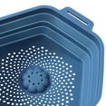 thumbnail image 3 of OULII 1Pack Silicone Tub Portable Blue 11.2X11.2X3.3In For Fatigue Relief And, 3 of 8