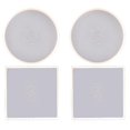 thumbnail image 2 of Paquete de 12 Moldes de Resina con Base de Posavasos de Forma Redonda Y Cuadrada, Moldes de Resina Epoxi UV DIY, Herramientas de Decoración del Hogar para Manualidades de Resina, 2 of 9