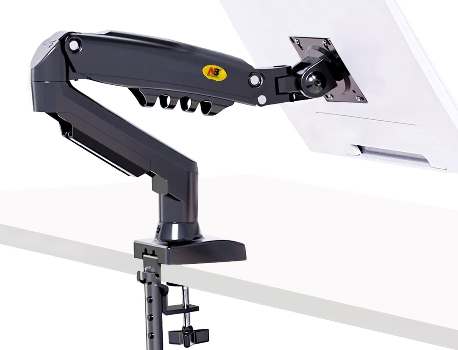 Monitor Desk Mount Stand Full Motion Swivel Monitor Arm with Gas Spring