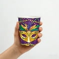 thumbnail image 5 of Mardi Gras Paper Cup, 20PC Masquerade Dancing Table Decorations, Purple Paper Cup for Mardi Gras Carnival Party Supplies and Mardi Gras Decorations, 5 of 5