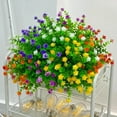 thumbnail image 3 of Artificial Flowers UV Resistant Outdoor Fake Flowers Plastic Hanging Shrubs Plants for Garden Porch Window Box Home Decoration, 3 of 10