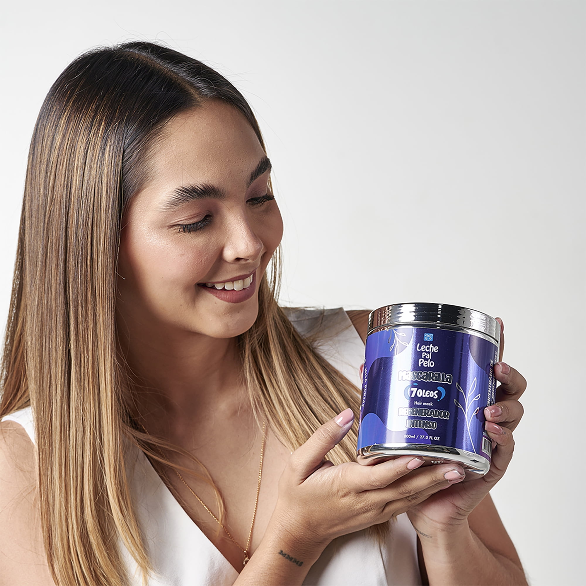 Leche Pal Pelo Intense Regenerator 7 Oils Mask, Hair Mask, 27 oz