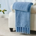 thumbnail image 5 of Home Soft Things Crystal Chenille Throw - Niagara - 60" x 80" Jumbo, 5 of 8