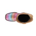 thumbnail image 4 of Roper Girls Rainbow Glitter Square Toe Cowboy   Mid Calf Boots, 4 of 5