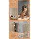 thumbnail image 5 of Tablero rascador para gatos, de madera, resistente al desgaste, resistente a los arañazos, muebles para gatos, juguetes para garras de entrenamiento, papel corrugado, 5 of 5