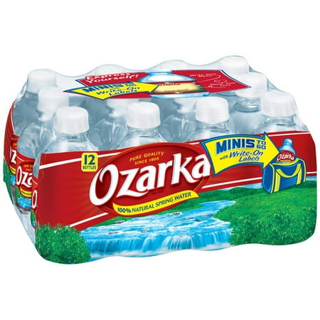 Ozarka 100% Natural Spring Water Minis to Go, 8 fl oz, 12 pack