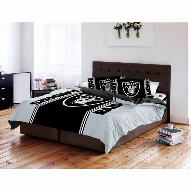 Nfl Oakland Raiders Twin Full Comforter Set 1 Each Com Nfl Oakland Raiders Twin Full Comforter, Oakland Raiders King Bedding
