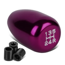 DNA Motoring SK-T88-PP Universal 5-Speed Manual Transmission Aluminum Racing Shift Knob (Purple)
