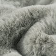 thumbnail image 5 of Home Soft Things Heavy Faux Fur Pillow Covers - 2 Pcs - Silver - 20"x20", 5 of 6