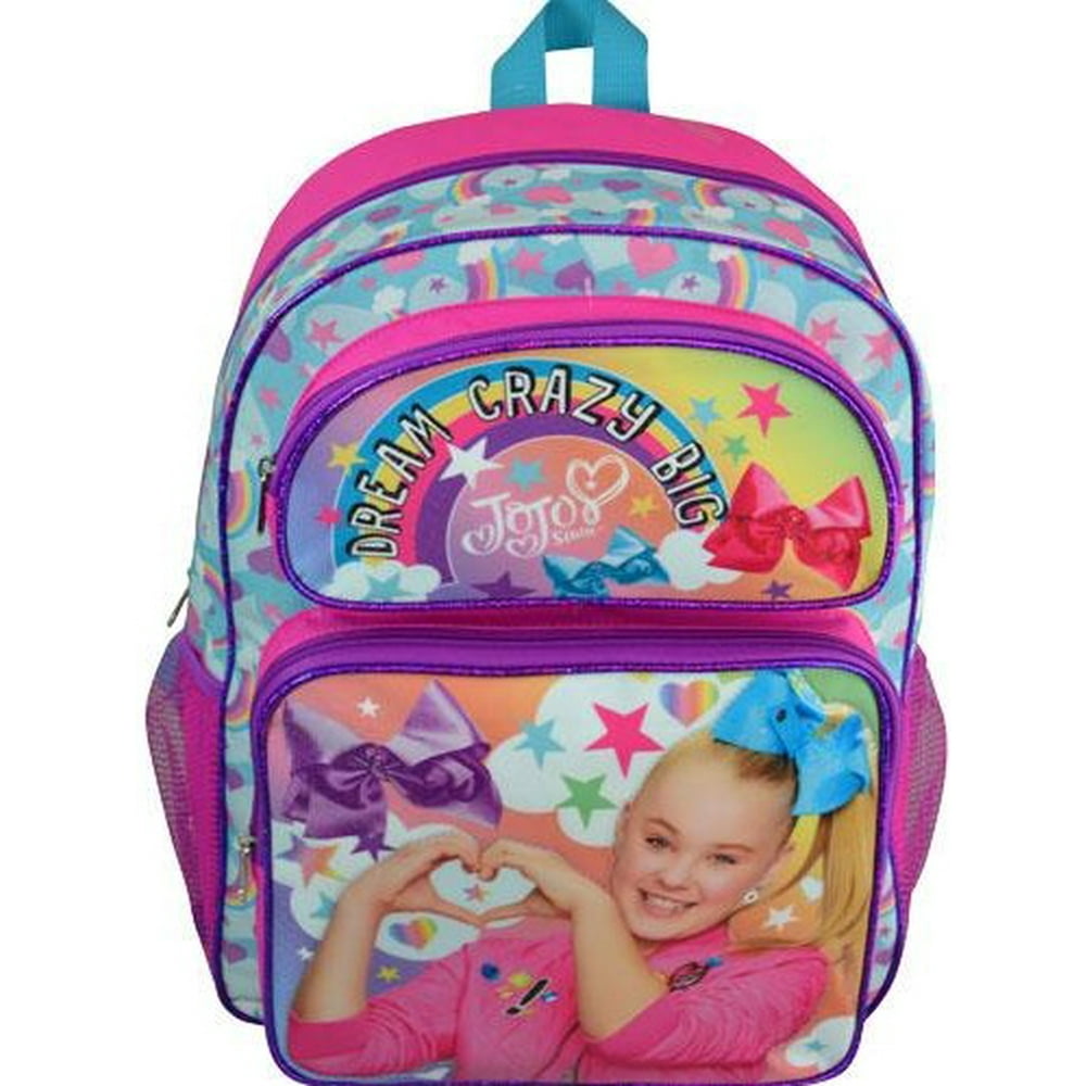 Licensed - JoJo Siwa 16" Pink Cargo Backpack - Walmart.com - Walmart.com