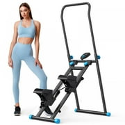 Stair Stepper withHandlebar for Full-Body Workout,300LBS Capacity, Compact CardioClimber Exercise Machine withAdjustable Pedals, Vertical Climber forHome Gym, OutdoorFun