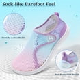 thumbnail image 3 of Barerun Women's Water Shoes Quick-Dry Barefoot Flat Sandals, Wide Width, Round Toe, Non-Slip, 9, 3 of 9