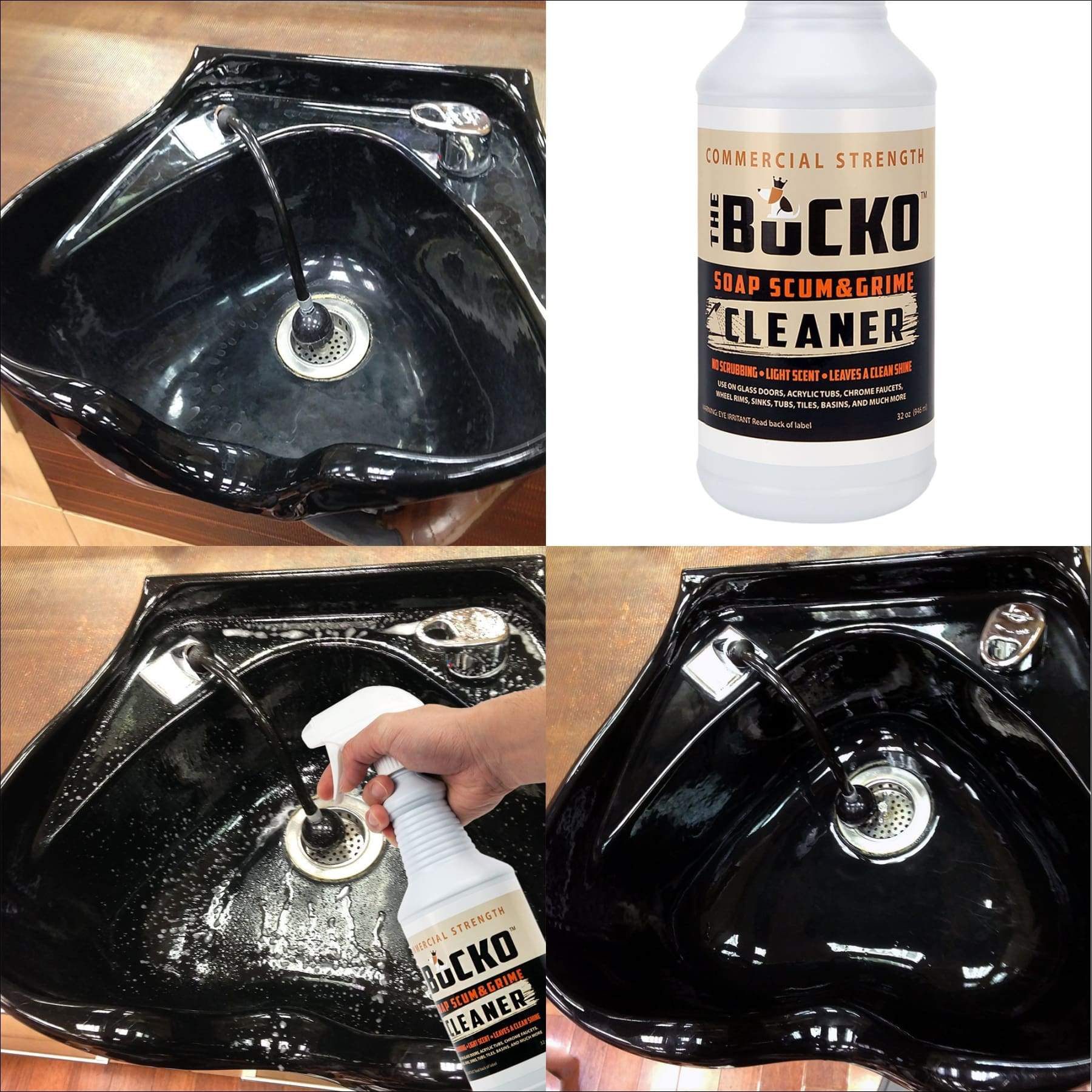 The Bucko Soap Scum and Grime Remover / Bathroom Cleaner 32 oz - Great for tubs, tile, and bathrooms. - image 3 of 7