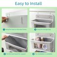thumbnail image 3 of Over the Door Shelves Organizer,5-Tier Door Over Hanging Storage Organizer, Home Hanging Storage Pocket Versatile, Gray, 3 of 5