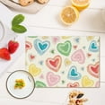 thumbnail image 1 of Artoid Mode Red Love Valentines Day Placemats Set Of Wedding Holiday Table Mats For Party Kitchen Dining Decoration F, 1 of 3