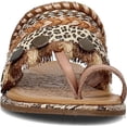 thumbnail image 2 of Blowfish Malibu Raelynn Cushioned Footbed Toe Loop Slipon Thong Snake Print Platforms (6.5, Sea Mushroom Die Cut/Multi Ribbons), 2 of 6