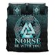 thumbnail image 3 of Juego de Cama Vikingo May The Norse Be With You Juego de Cama Vikingo Versión Cyan, 3 of 5