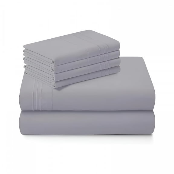 AUQ 4-Piece 800 Thread Count Egyptian Cotton Bed Sheet Set,King – Deep Pocket
