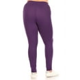 thumbnail image 3 of Women's Plus Size Casual Tie Dye and Solid Color Elastic Band Waist Active Leggings Pants S-3XL, 3 of 4